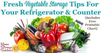 Fresh Fruit Storage Tips For Your Refrigerator & Counter {Includes Free  Printable Chart}