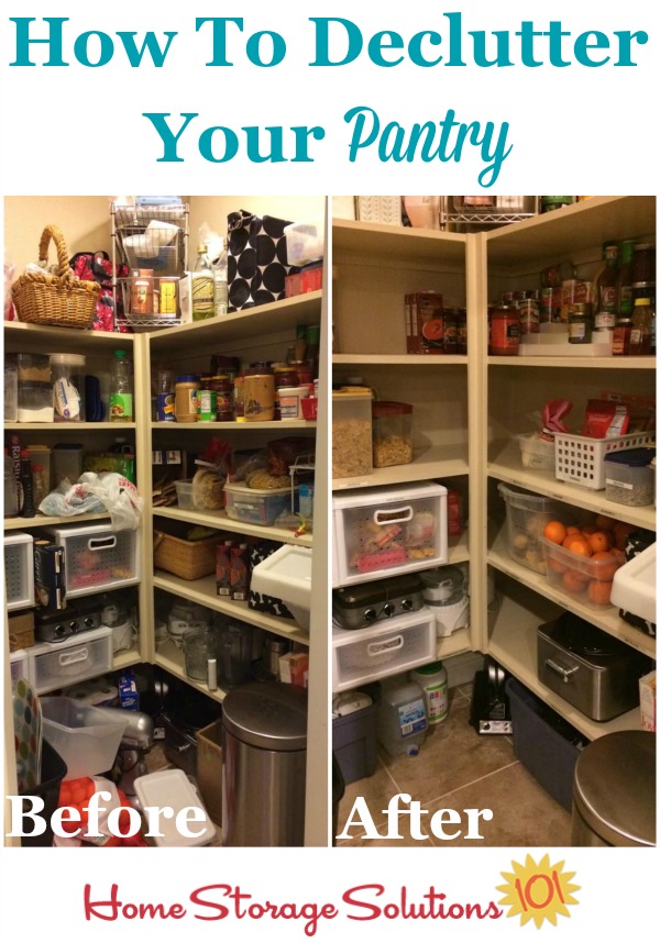 Pantry Solutions {Before and After}