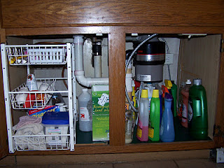 Under Kitchen Sink Organization