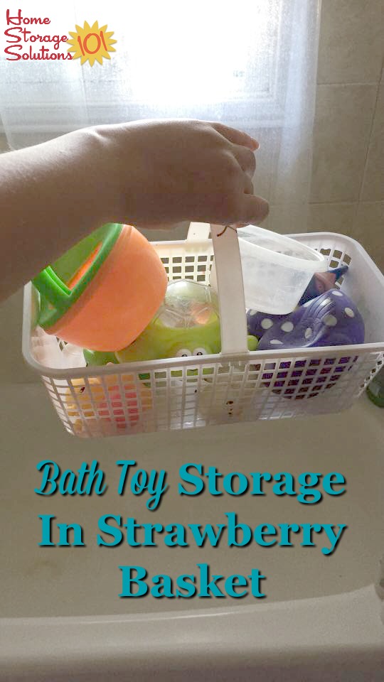 Bath Toy Storage that's not Gross