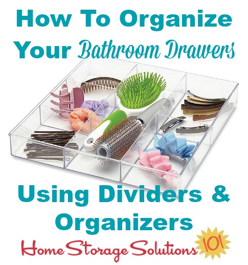 Bathroom Drawer Organizer Ideas & Solutions