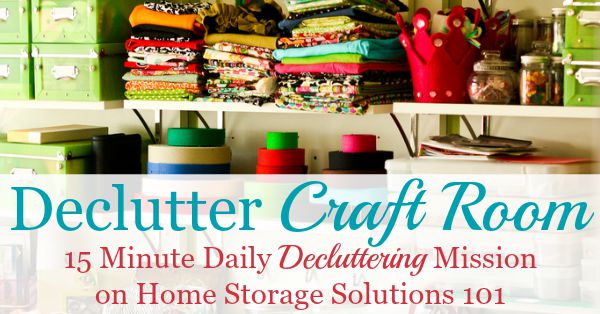 Top Tips for Decluttering Craft Projects & Art Supplies (& what to do with  1/2 done projects!) 