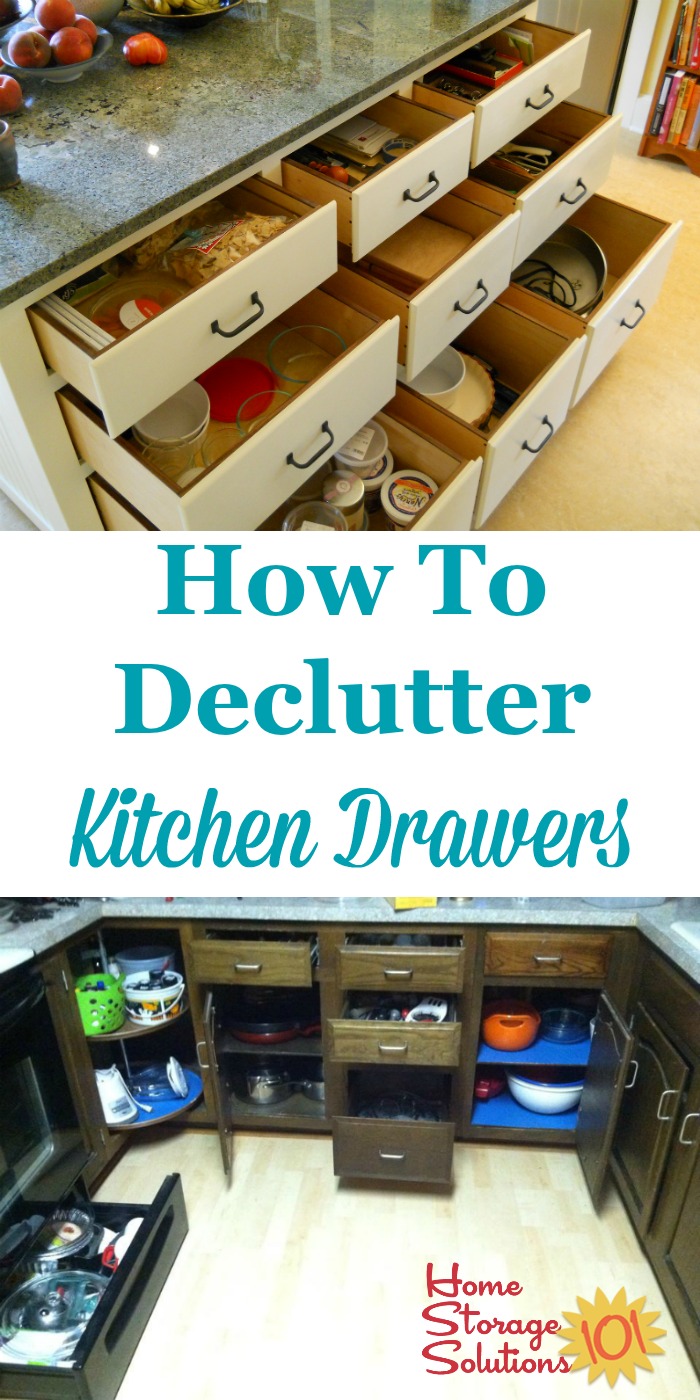 Decluttered Kitchen & Best Kitchen Drawer Organizers - Kelley Nan