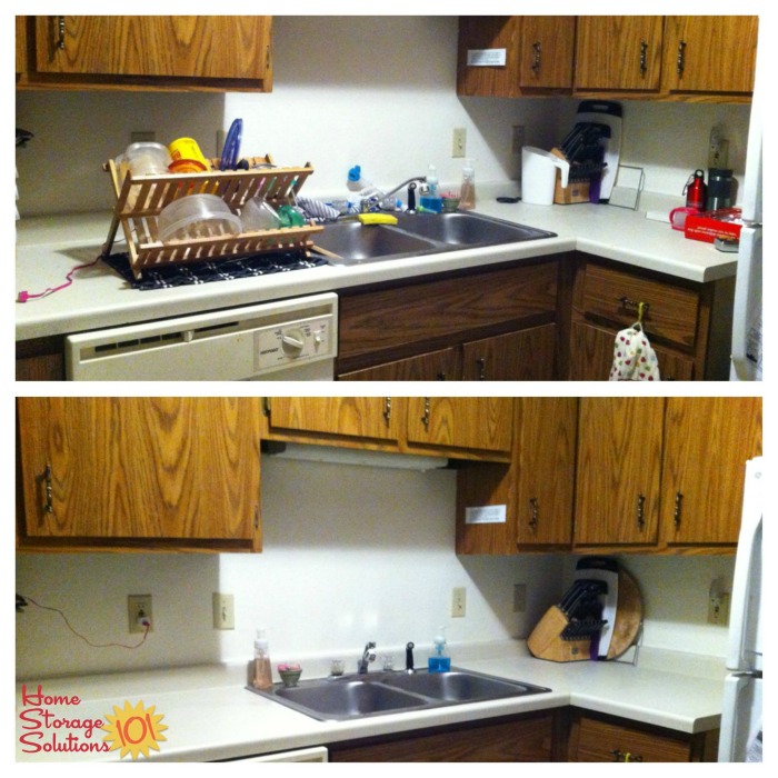 No Counter Space? Solutions for a Clean and Clutter-Free Kitchen Sink Zone
