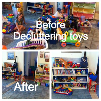 decluttering children's toys
