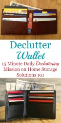 How To Declutter Your Wallet