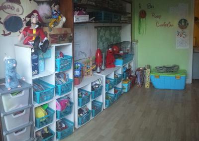 children playroom storage
