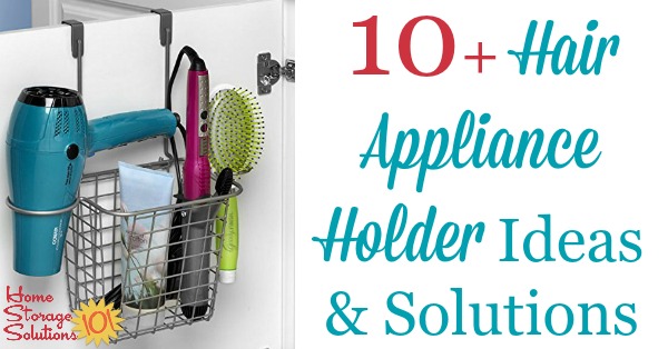 Hair Dryer Holder, Hair Tool Organizer, Bathroom Cabinet Door