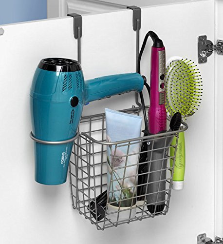 Hair Dryer Holder Organizer Bathroom Styling Tool Appliance