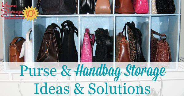 Handbag Storage Design Ideas 