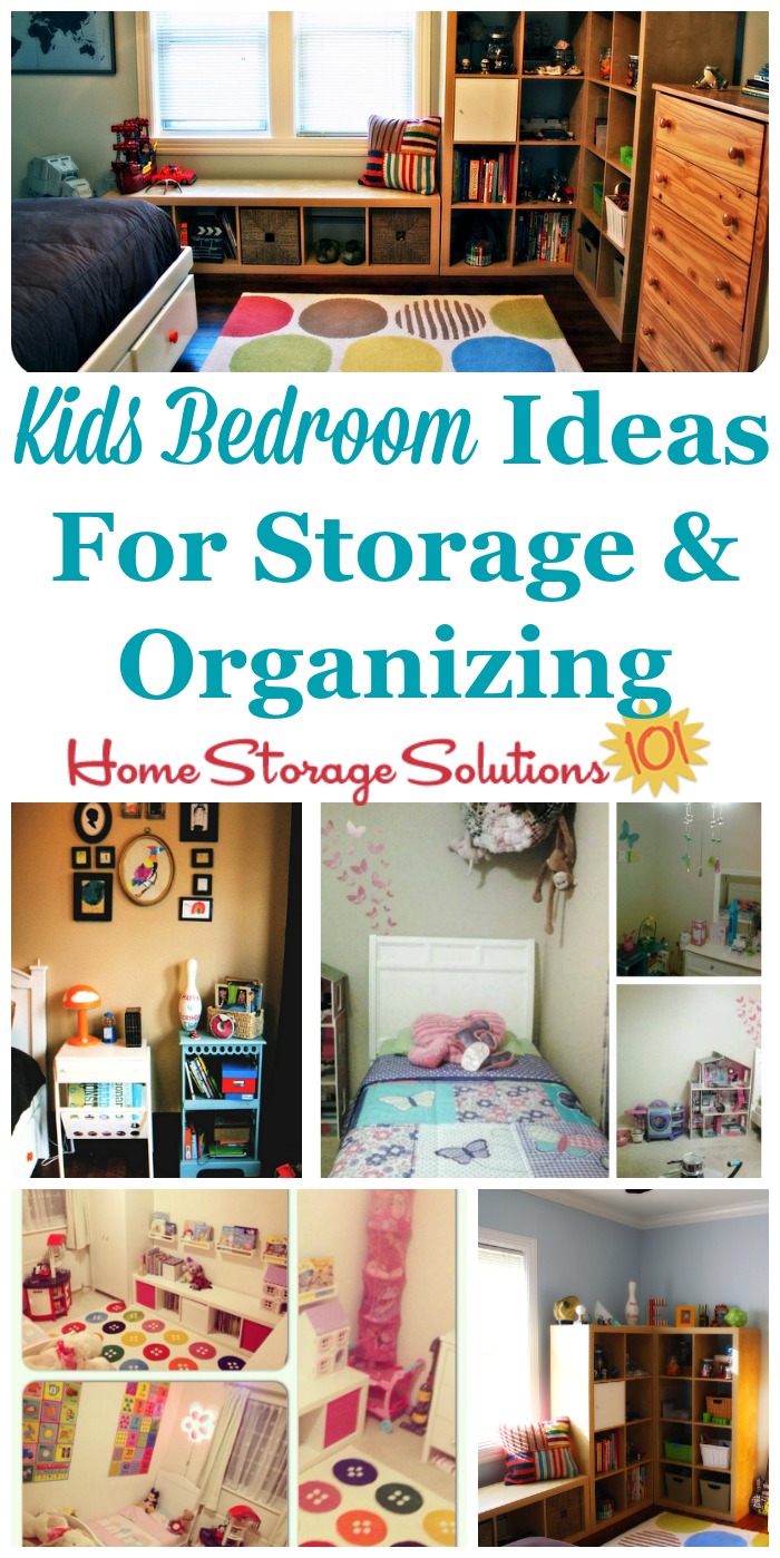 Kids Bedroom Ideas For Storage & Organization