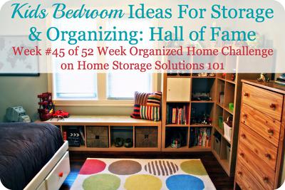 Kids Bedroom Ideas For Storage & Organization