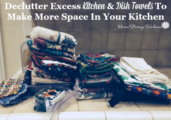 Kitchen Towels & Cleaning Cloths  Organization and Maintenance 