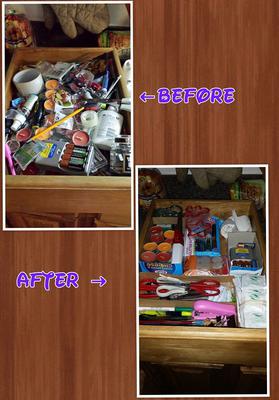 Let's Get Organized. Clean Out My Drawer And Transform It Into A