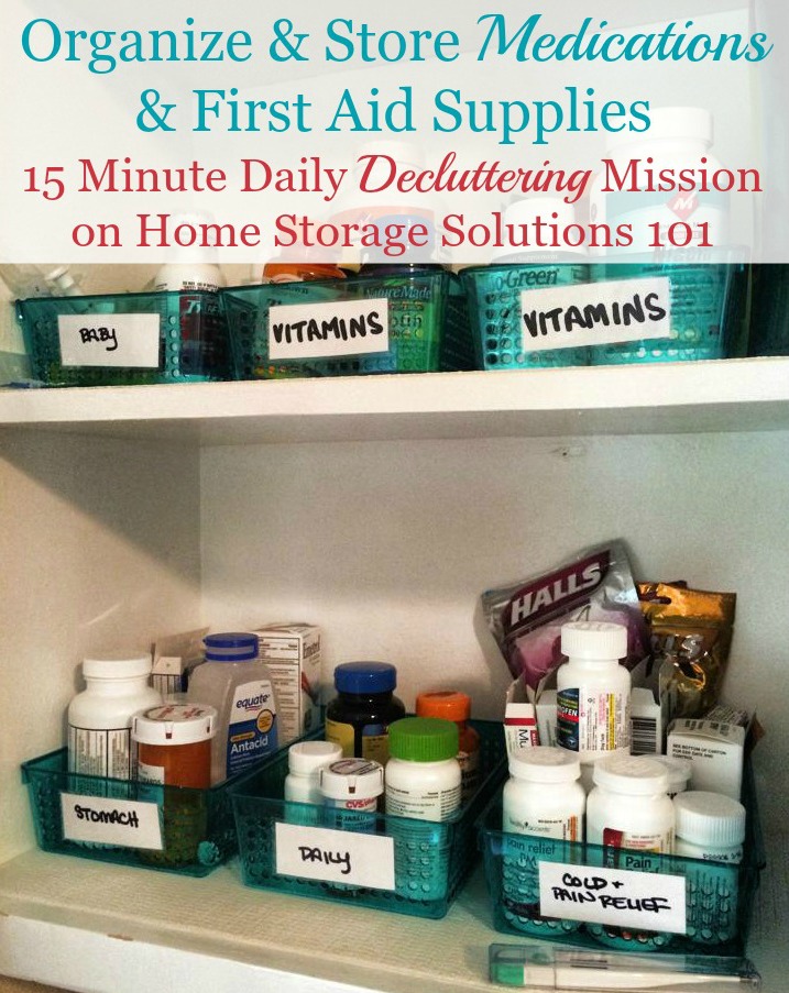 The Ultimate Guide To Organizing A Medicine Cabinet - Organized Marie