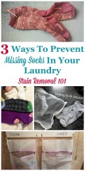 how to prevent missing socks