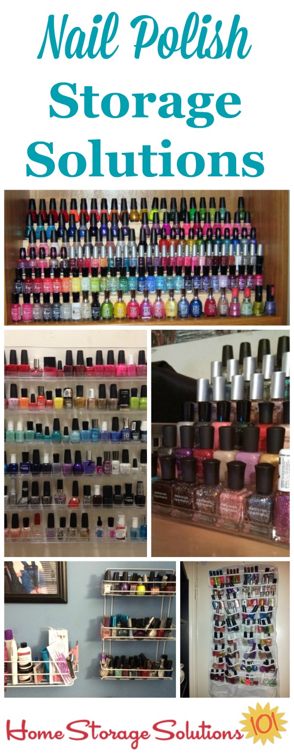 15 beautiful ideas to organise your nail polish  Nail polish storage, Diy  pedicure, Nail organization
