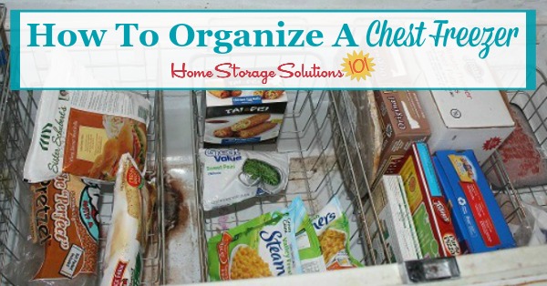 Organizing A Small Chest Freezer On a Budget - Mrs Hawkins House
