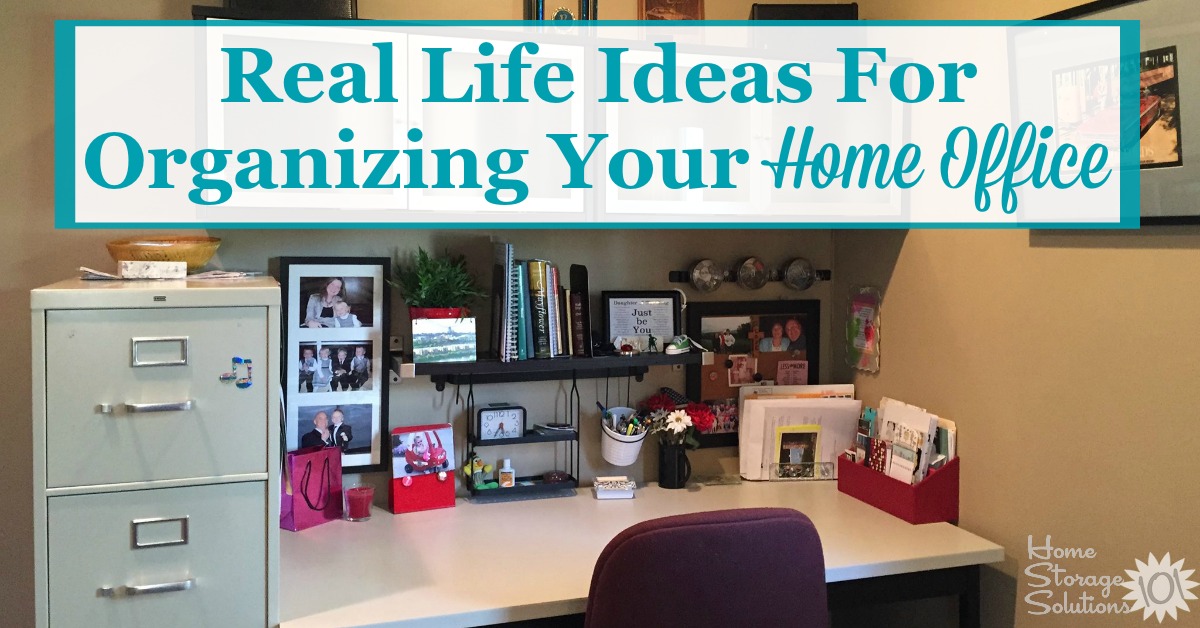 Organizing Home Office In The Living Room