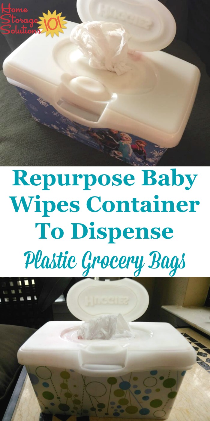 Easy DIY Plastic Bag Dispenser - Simple Mom Review
