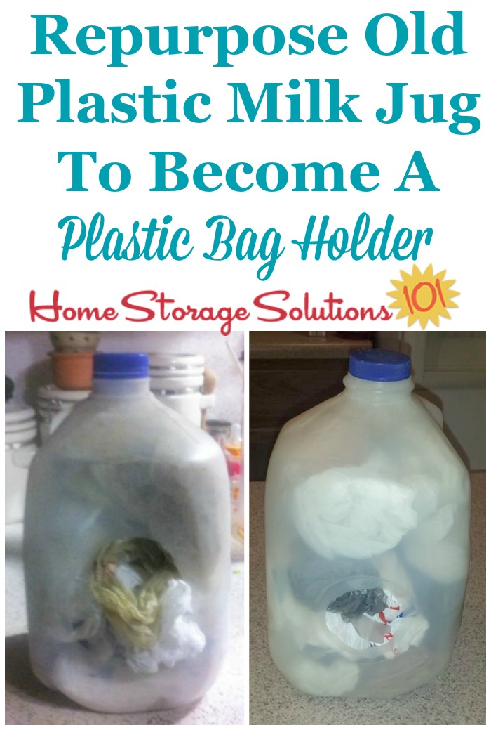 Easy DIY Plastic Bag Holder - Chas' Crazy Creations