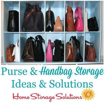 5 Ways to Organize and Store Handbags - Disney Dooney and Bourke Guide