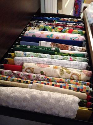 How To Organize & Store Fabric By Filing It: Simple, Cheap, & It Works!