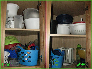 declutter kitchen cupboards