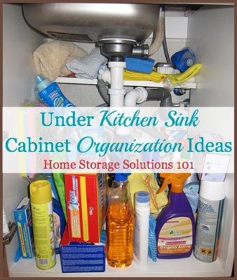 Under Sink Storage Ideas For Your Home
