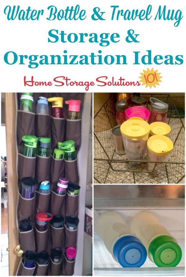 Kitchen storage idea for cups and drink bottles cupboard  Kitchen cupboard  organization, Mug storage, Kitchen organization