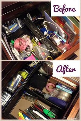 Let's Get Organized. Clean Out My Drawer And Transform It Into A