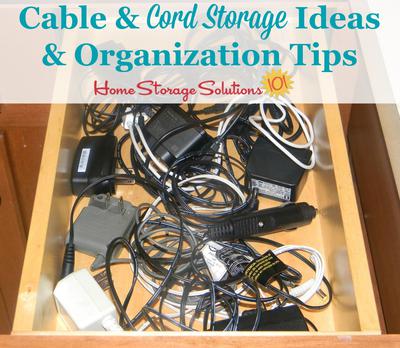 Organizing Computer Cords & Cables