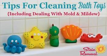 how to clean slimy bath toys