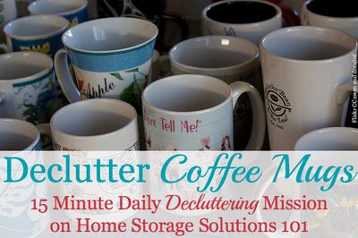 How To Declutter Coffee Mugs