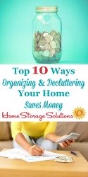 Decluttering Your Home Saves You Money
