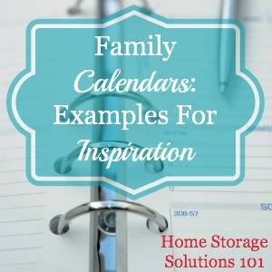 The Best Family Calendar Ideas