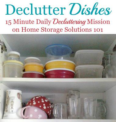 How To Declutter Dishes
