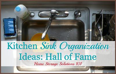 How to Keep the Kitchen Sink Clean and Organized – Craftivity Designs