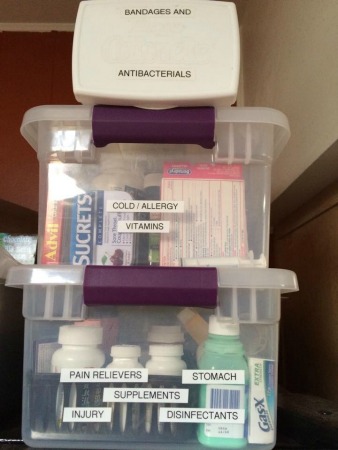 Any storage ideas for a LOT of vitamin and supplement bottles?