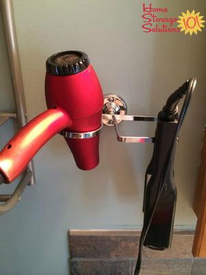Curling Iron Holder Heat Resistant Wall Mount Curling Storage Hair