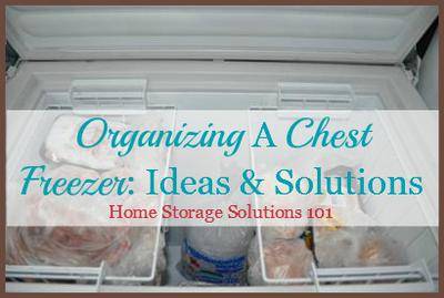 Chest Freezer Organizer Bins Deep Freezer Basket Storage Rack Bins